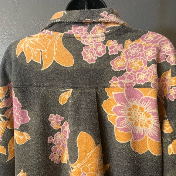 NWT-FREE PEOPLE Floral Print Button Down Jacket/Shirt Multiple S,M - Picture 6 of 16